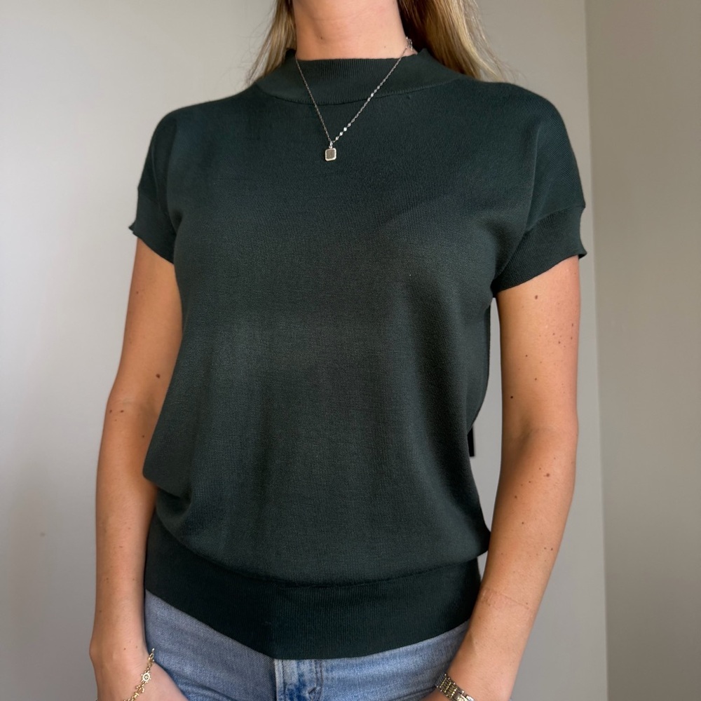 Elegant Dark Green Women's Top